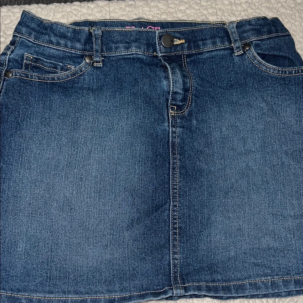Place Indigo Denim Skirt